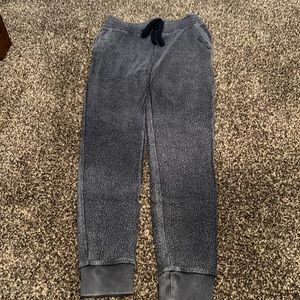 Fuzzy joggers perfect for staying at home by Pink